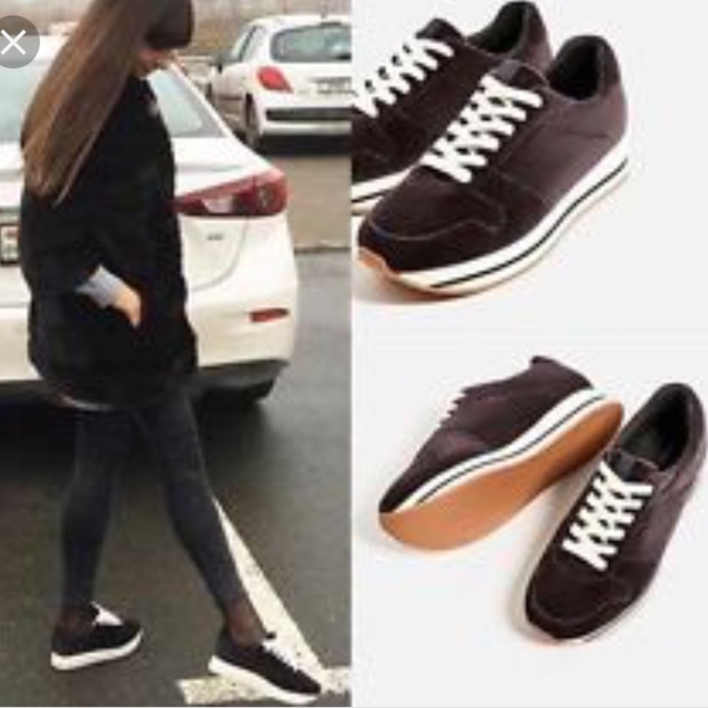 Zara platform sneakers